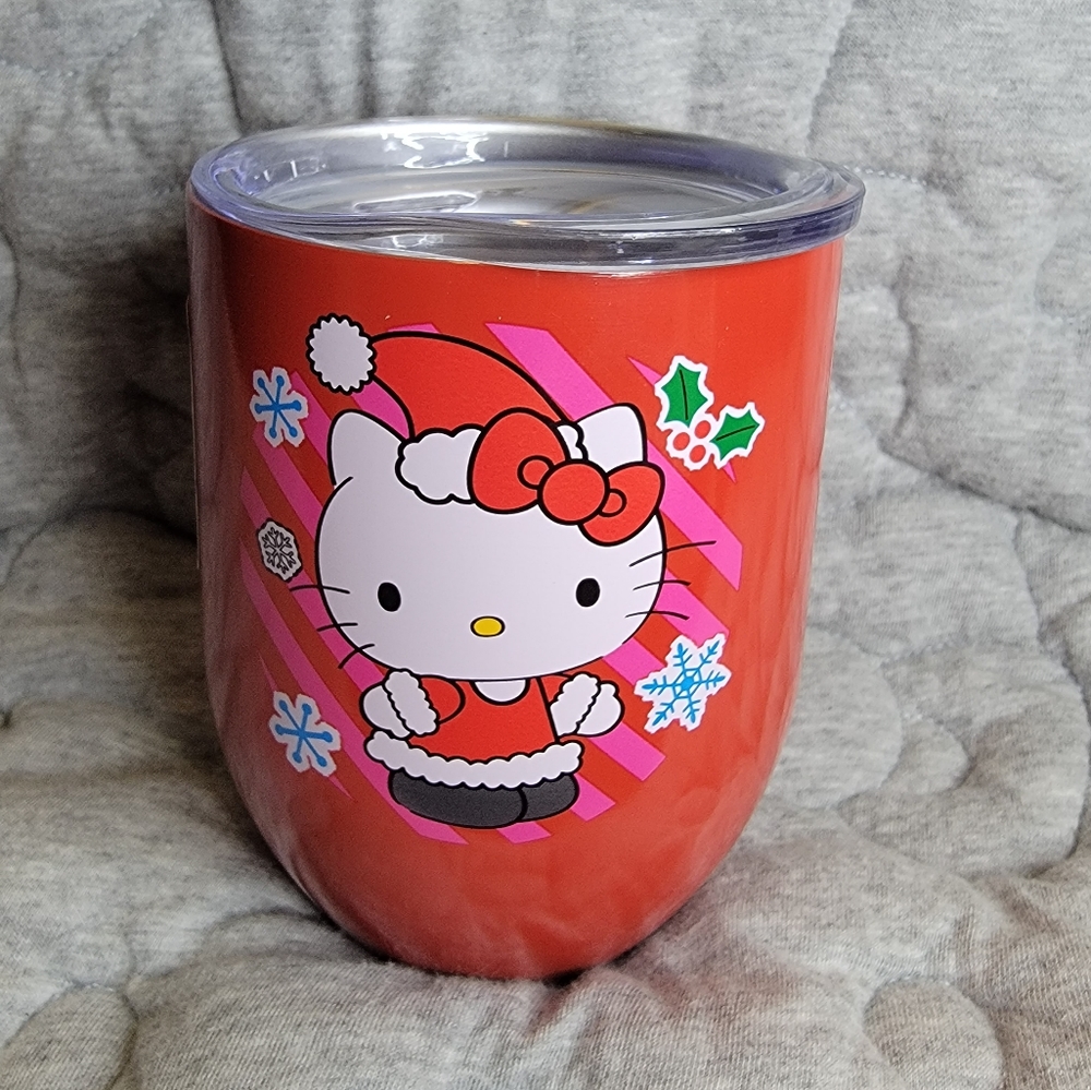 Hello Kitty Christmas wine tumbler
